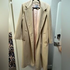 Marvin Richards Cream Trench Coat